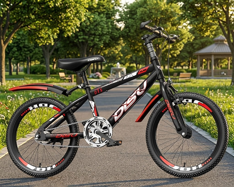 Xe Đạp Thể Thao Trẻ Em 18 inch 6 - 9 Tuổi, khung xe sử dụng chất liệu thép carbon cao cấp, phù hợp với bé trai và bé gái, miễn phí vận chuyển tại tphcm