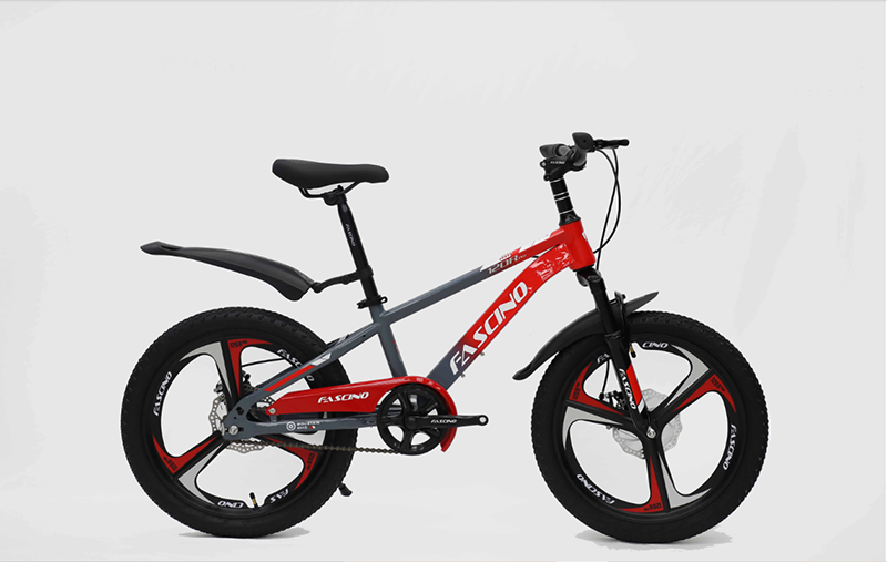 Xe Đạp Địa Hình Fascino 120R Pro Bánh 20 Inch Khung Thép 12 Xe đạp địa hình FASCINO 120R Pro màu ghi đỏ