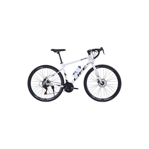 Xe Đạp Đua LIFE RX30-Bộ Truyền Động SHIMANO A050 3x7 ( 21 Tốc Độ), sử dụng khung Hợp kim nhôm không mối hàn, giúp xe nhẹ nhàng, chắc chắn, cam kết chính hãng, bảo hành khung sườn 5 năm.