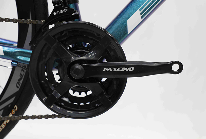 Xe Đạp Touring Fascino FT700 Pro Bộ Truyền Động Groupset SUNRISE 3x7 Tốc Độ 17 Cụm đùi đĩa ba tầng phía trước của FASCINO FT700 Pro
