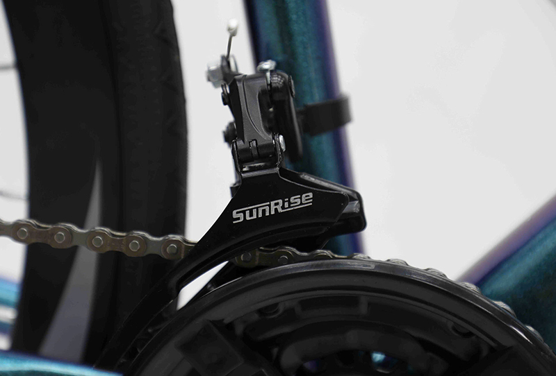 Xe Đạp Touring Fascino FT700 Pro Bộ Truyền Động Groupset SUNRISE 3x7 Tốc Độ 18 Cụm chuyển đĩa trước trong hệ truyền động SUNRISE 3x7