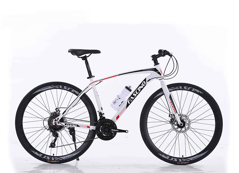 Xe Đạp Touring Fascino FT700 Pro Bộ Truyền Động Groupset SUNRISE 3x7 Tốc Độ 26 Phiên bản đen mang vẻ gọn và trung tính cho FT700 Pro