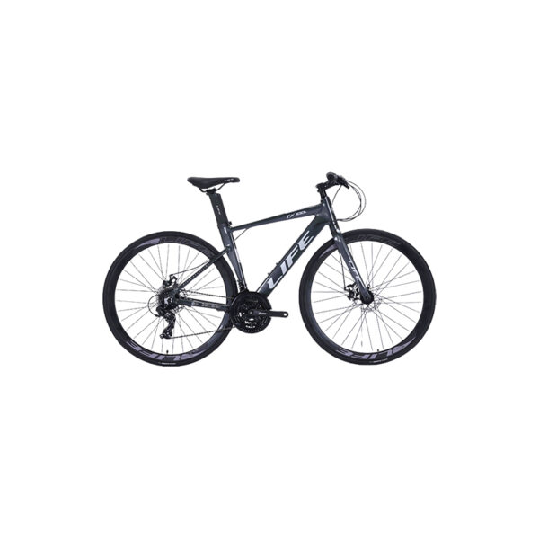 Xe Đạp Touring LIFE TX100s Khung Nhôm Siêu Nhẹ, thiết kế theo tiêu chuẩn của châu âu. bộ truyền động Shimano 3x7 tốc độ giúp xe đi mượt mà trong mọi địa hình