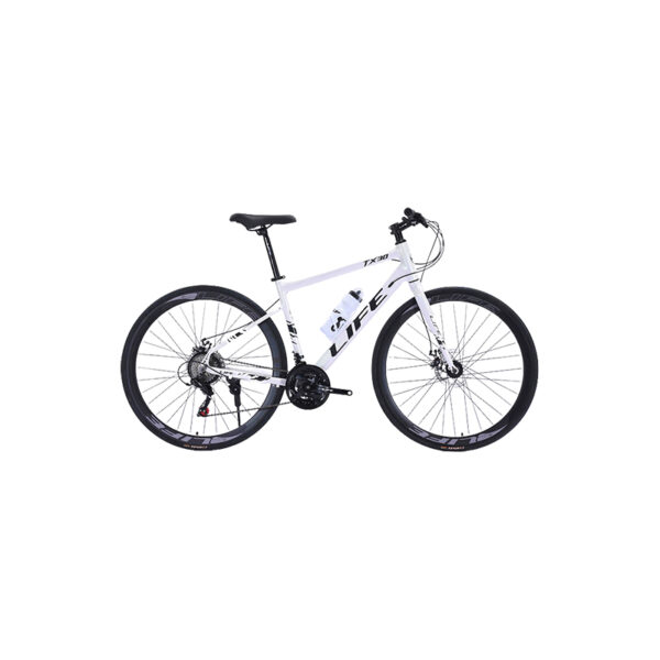 Xe đạp Touring LIFE TX30 Khung Hợp Kim Nhôm Cao Cấp, sử dụng bộ chuyển SHIMANO EF500 3x7 (21 tốc độ) giúp xe đạp mượt mà trên mọi địa hình